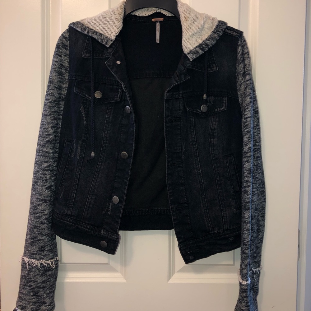 Hoodie jean jacket